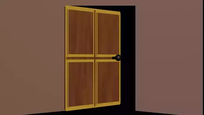 Door Model with 3D animated 