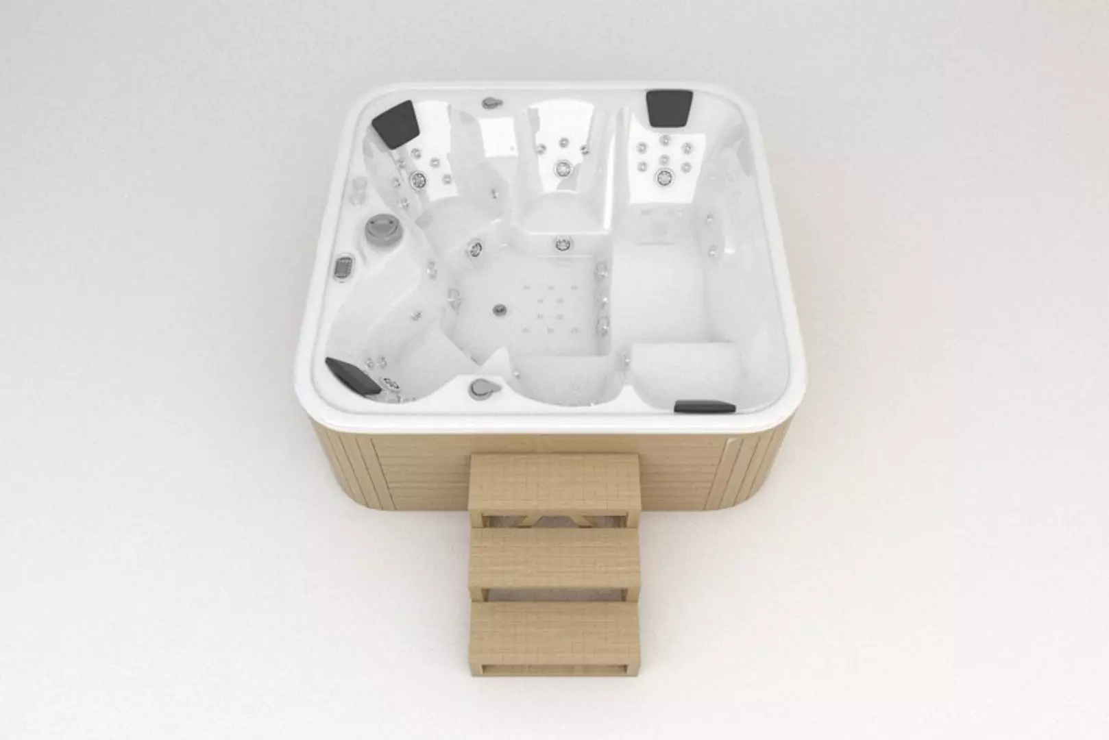 Whirlpool Jacuzzi Hot Tub 1 3D model_0