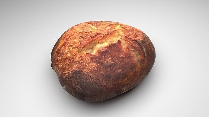 Boule Bread 3D model 5
