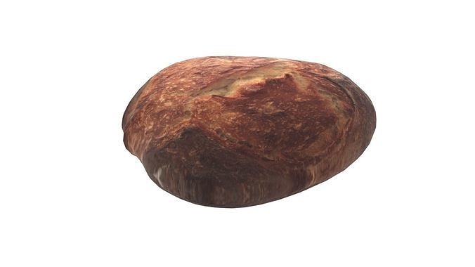 Boule Bread 3D model 6