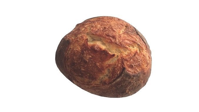 Boule Bread 3D model 7