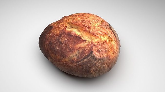 Boule Bread 3D model 2