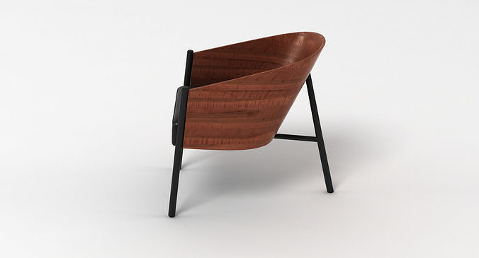 Coste Chair 3D model 4