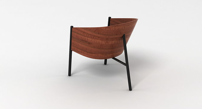 Coste Chair 3D model 5