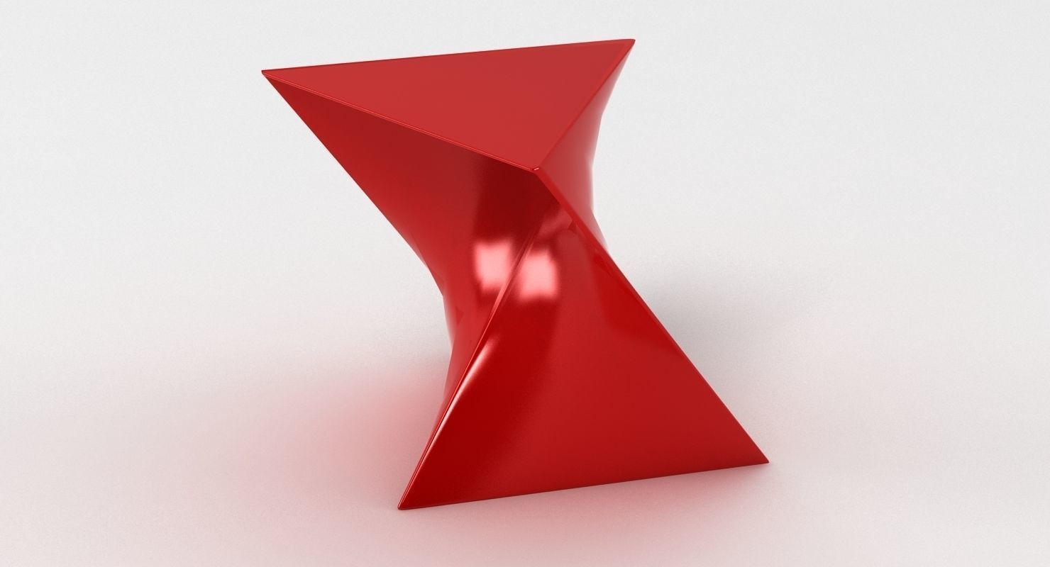 Replica Cedric Ragot Invitro Stool Low-poly 3D model_4