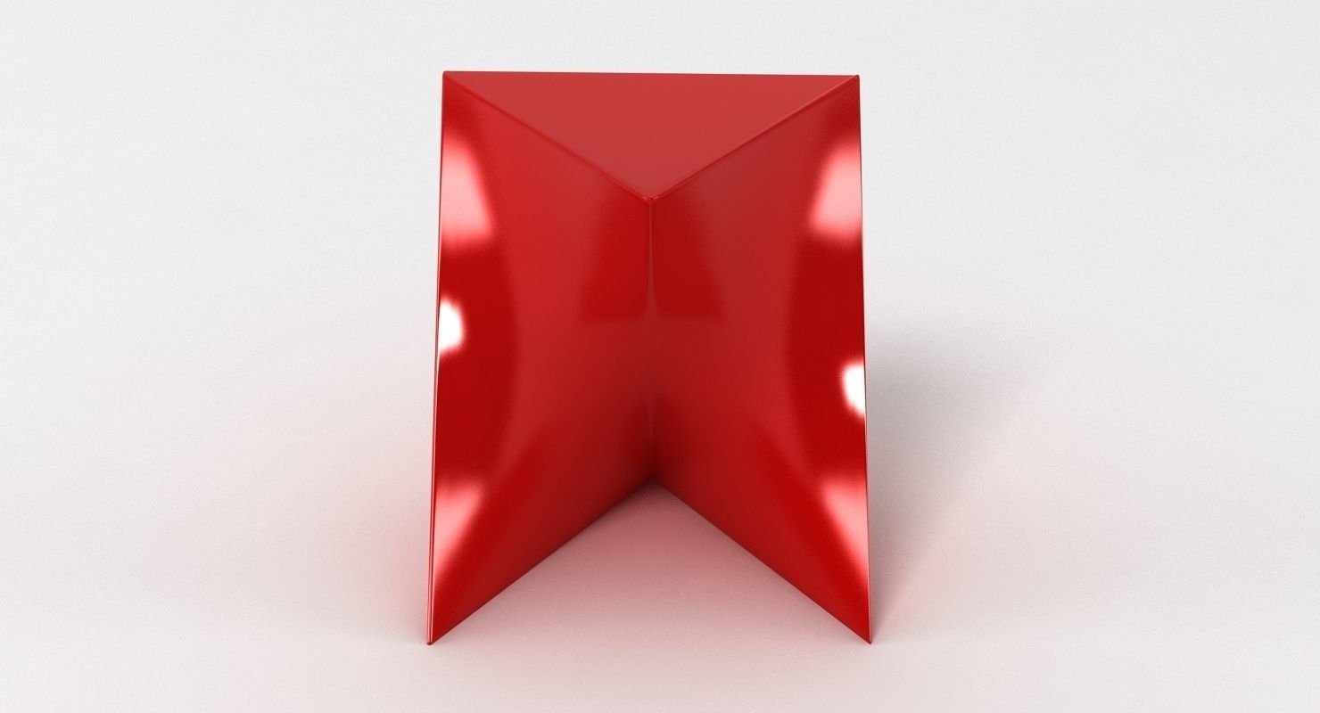 Replica Cedric Ragot Invitro Stool Low-poly 3D model_5