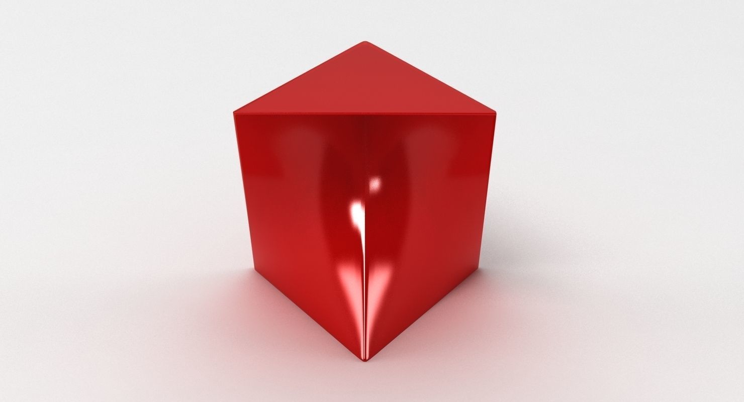 Replica Cedric Ragot Invitro Stool Low-poly 3D model_2