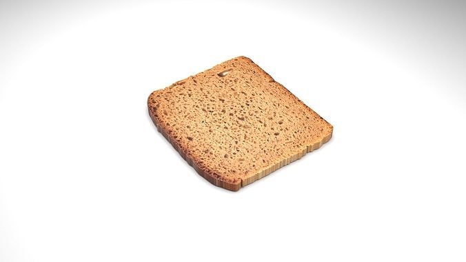 Dark Bread 3D model 4