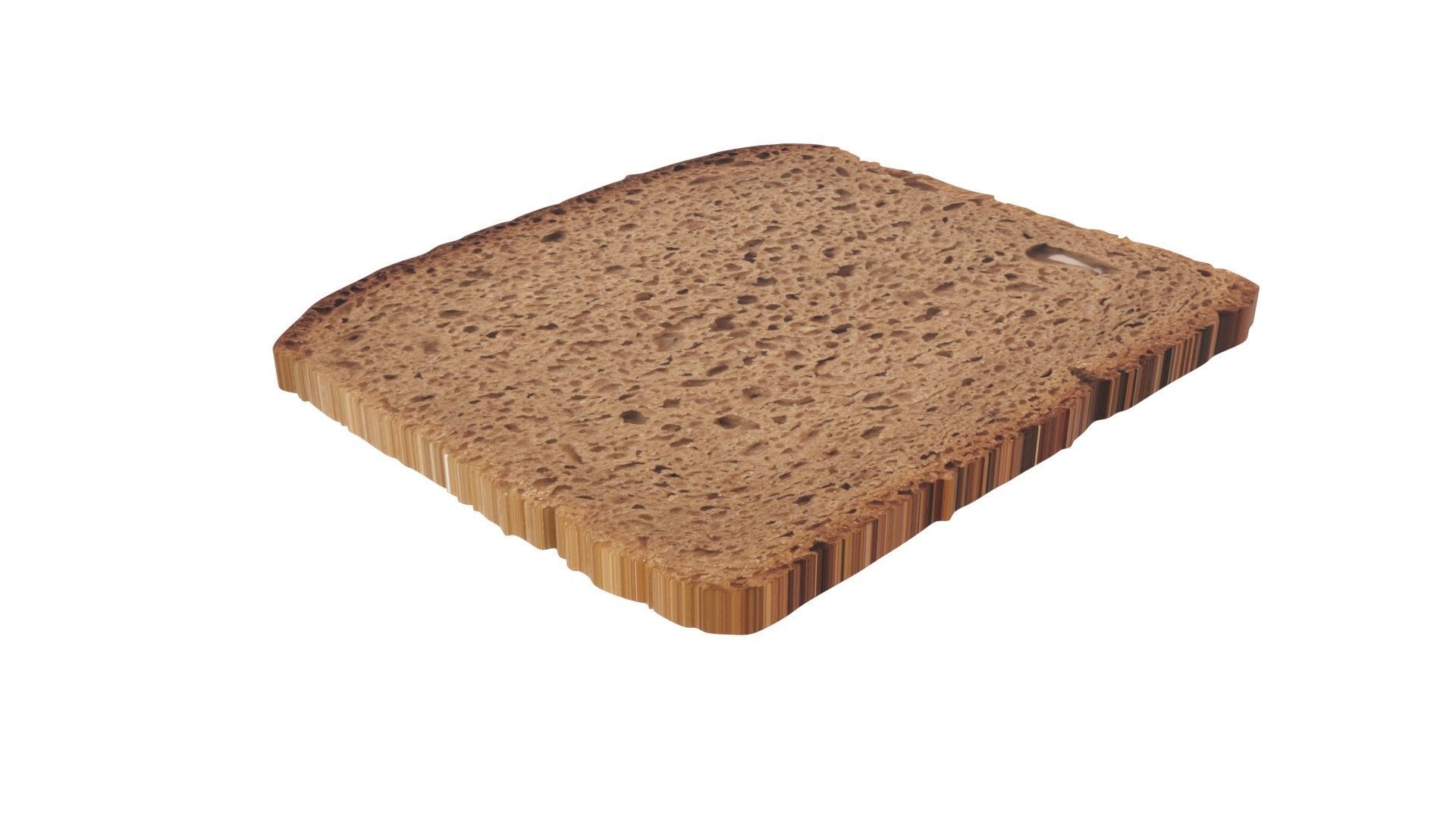 Dark Bread 3D model_5