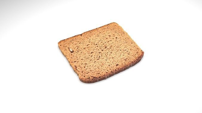 Dark Bread 3D model 3
