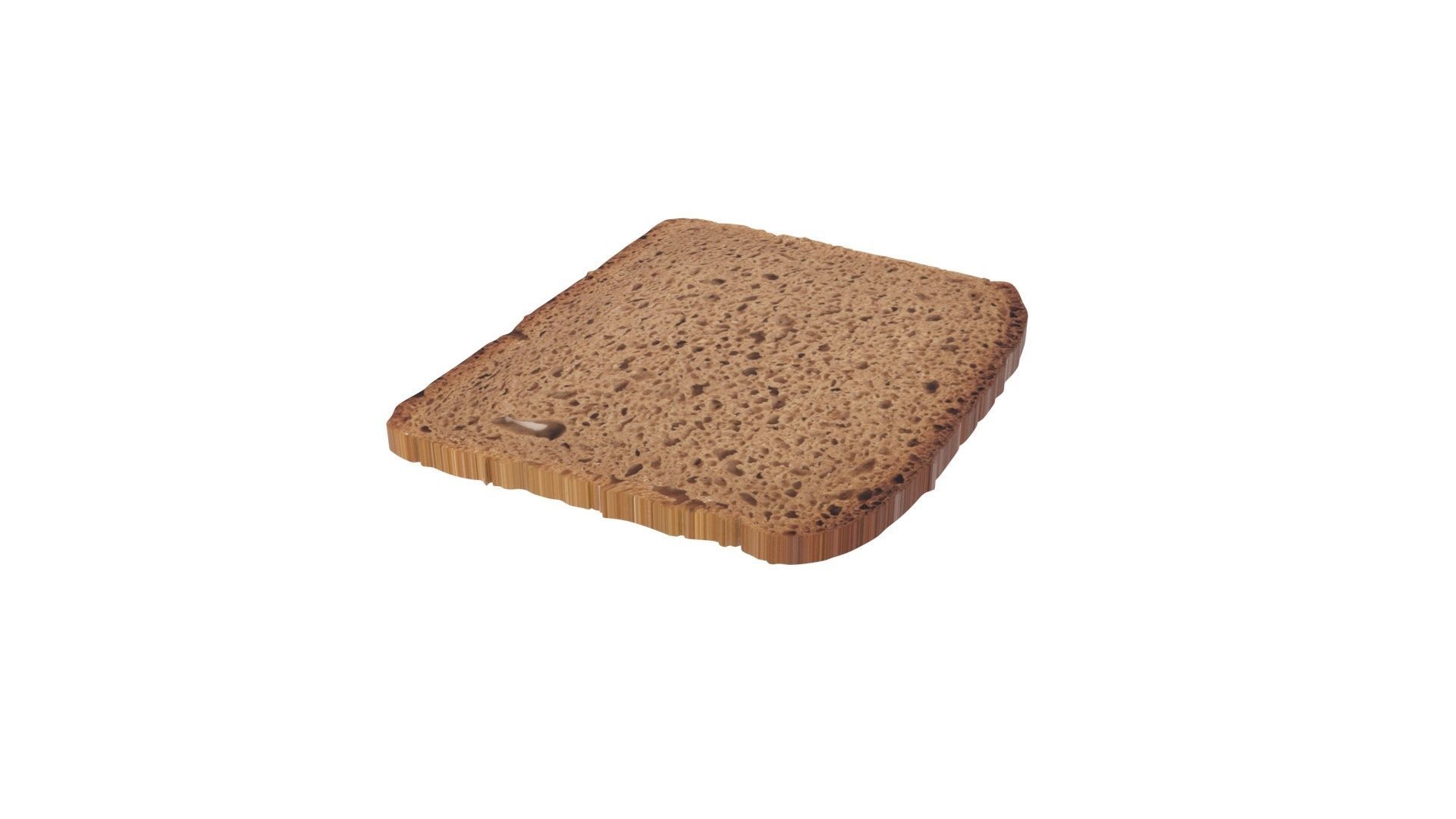 Dark Bread 3D model_7