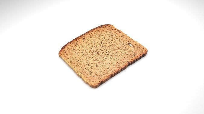 Dark Bread 3D model 5