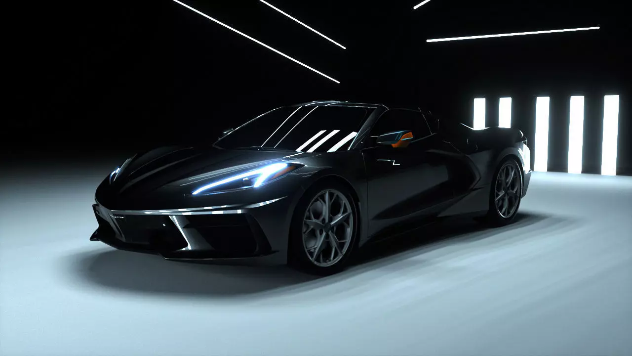 CHEVROLET CORVETTE C8 3D model_0