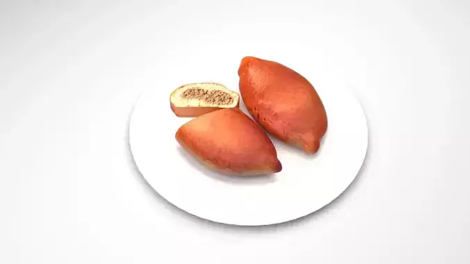 Pie With Meat 3D model