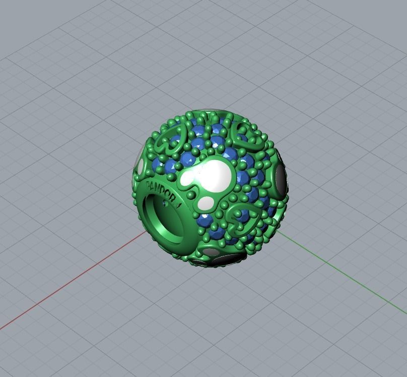 pandora jewelry 3D print model_7
