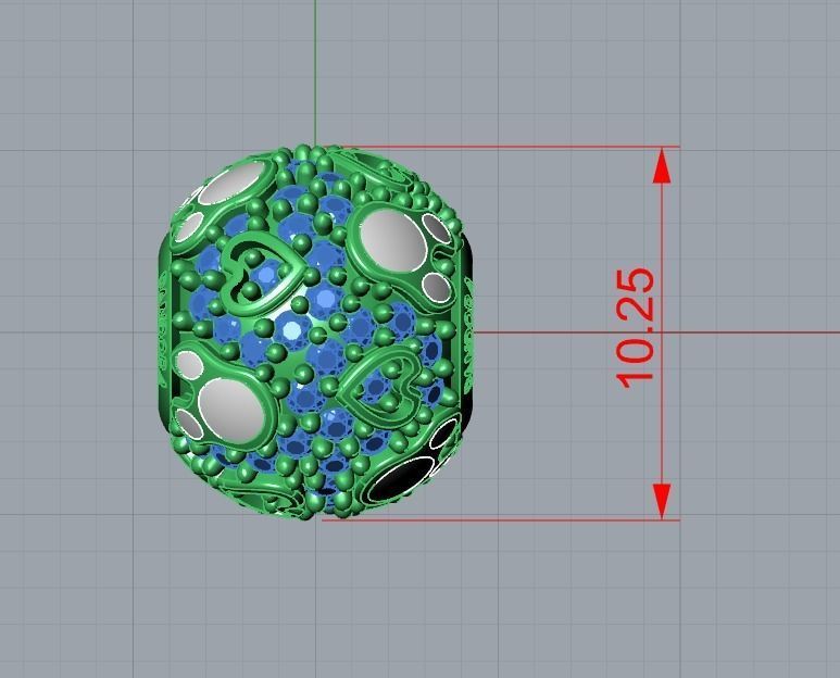 pandora jewelry 3D print model_5