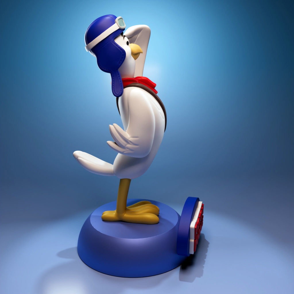 Yankee Doodle Pigeon 3D print model_1