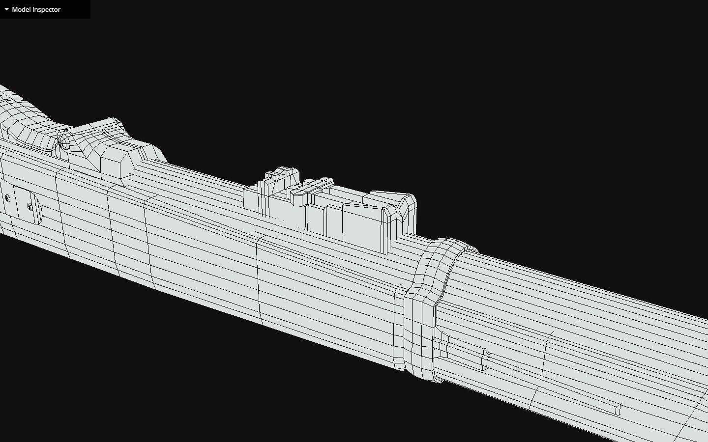Springfield model 1873 Low-poly 3D model_8
