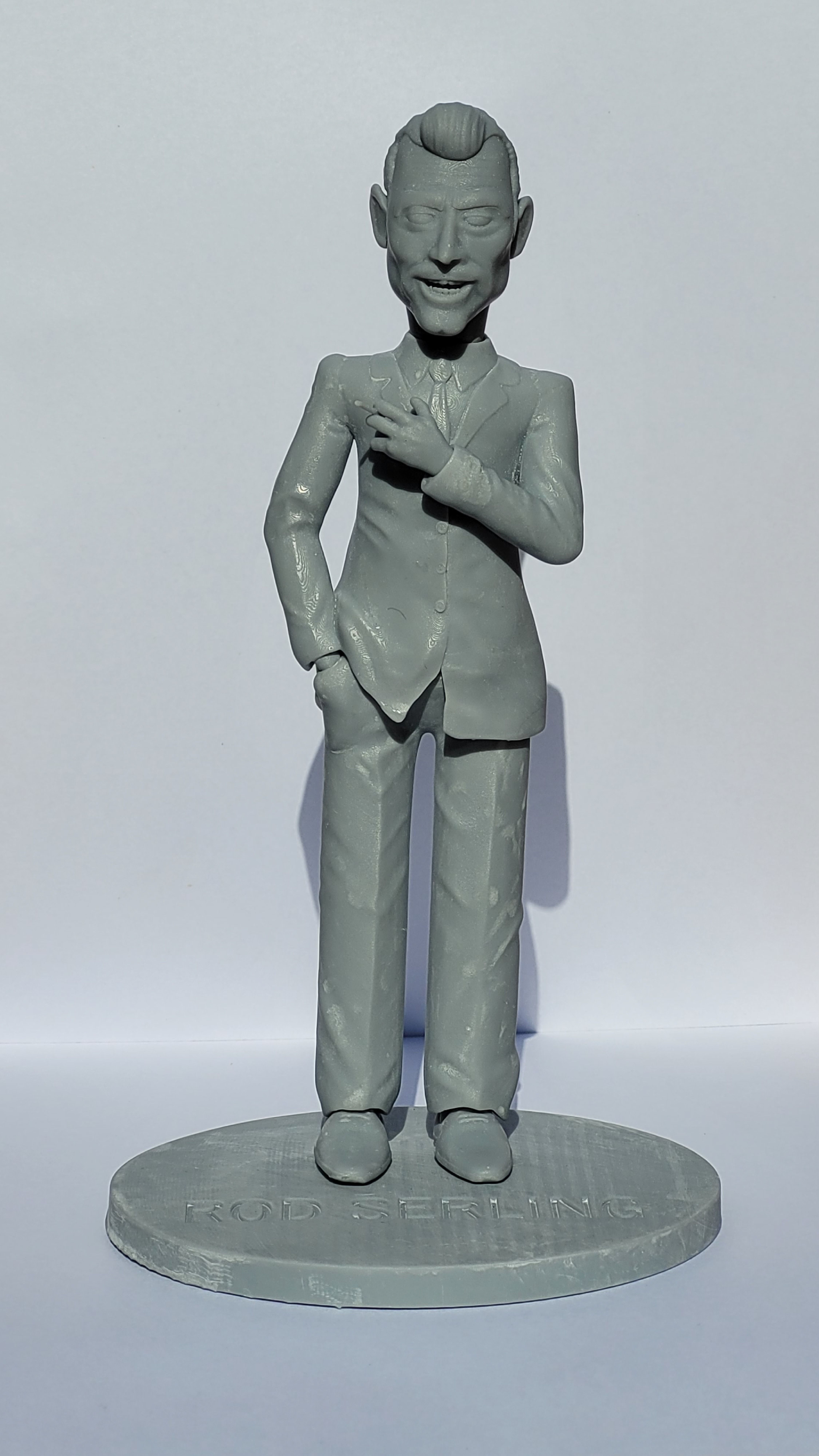 THE TWILIGHT ZONE - ROD SERLING FIGURE 3D PRINT MODEL  3D print model_5