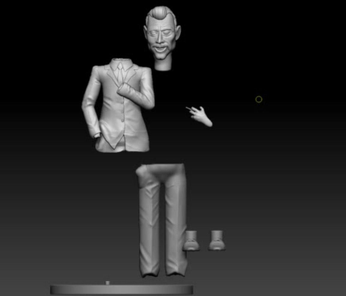 THE TWILIGHT ZONE - ROD SERLING FIGURE 3D PRINT MODEL  3D print model_11