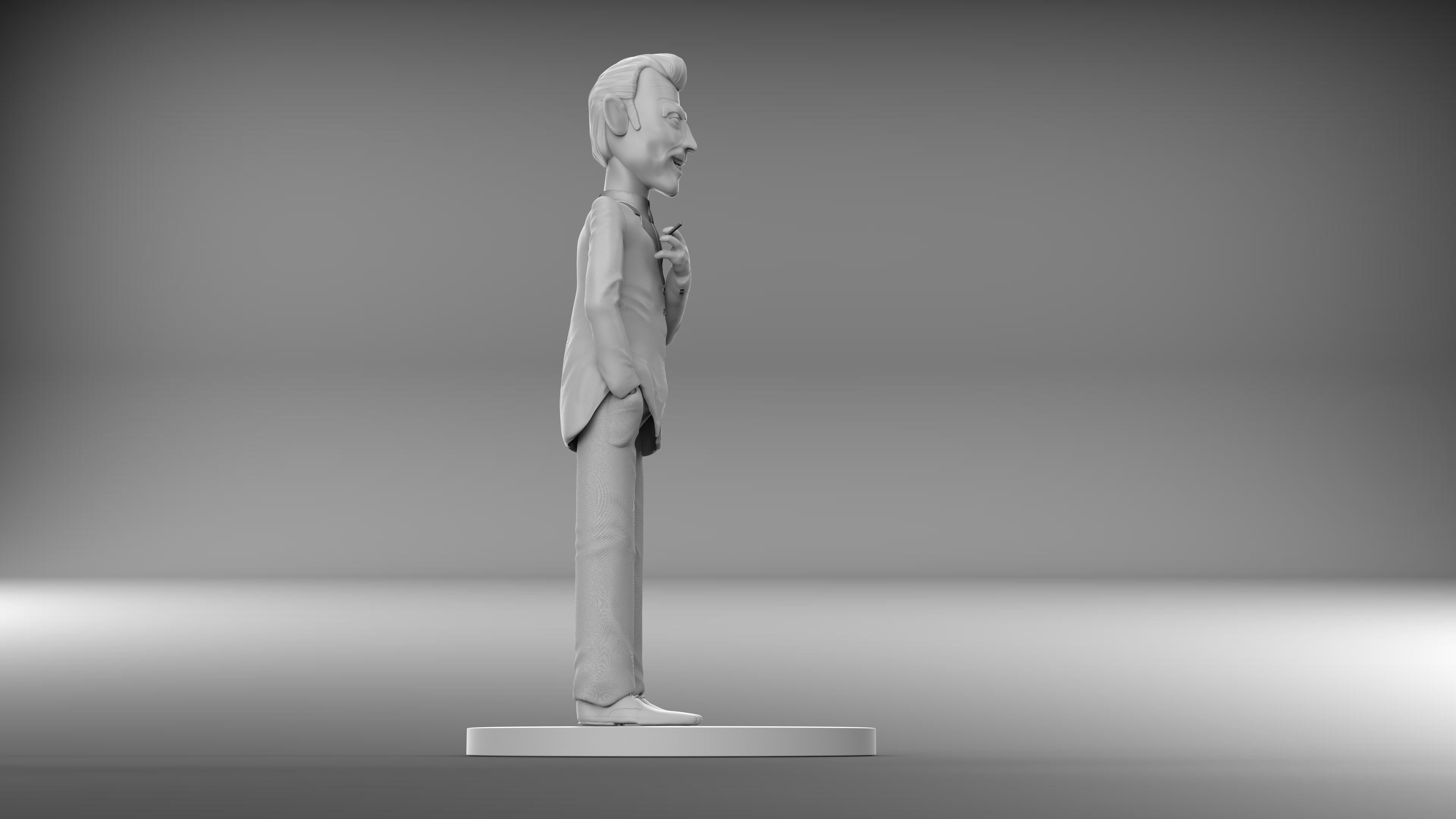 THE TWILIGHT ZONE - ROD SERLING FIGURE 3D PRINT MODEL  3D print model_3