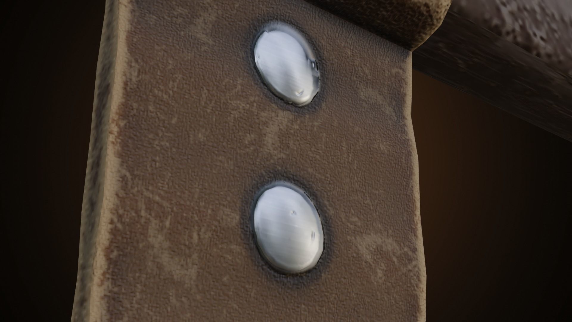 Two hand sword Low-poly 3D model_35