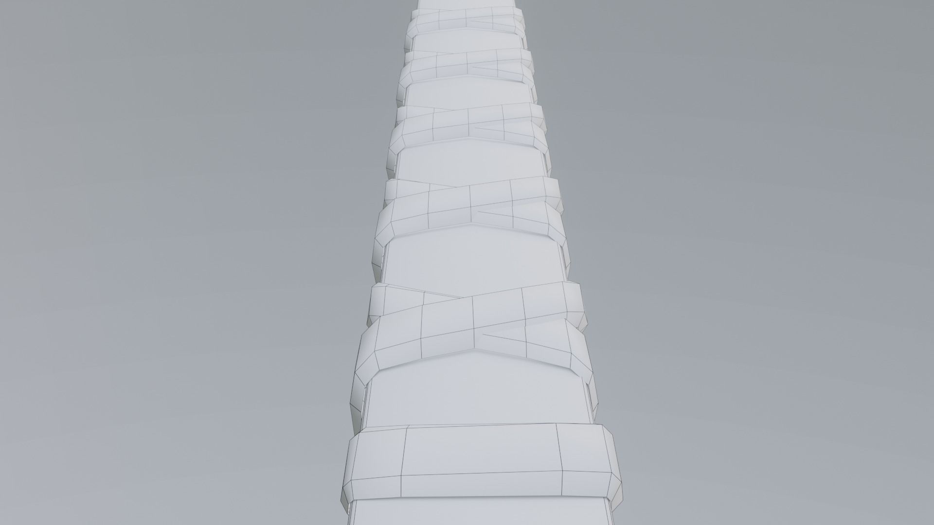 Two hand sword Low-poly 3D model_14