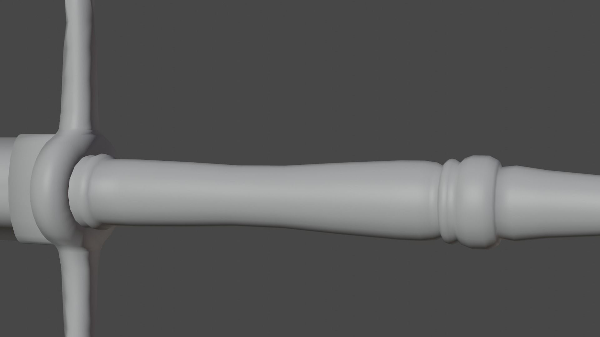 Two hand sword Low-poly 3D model_41