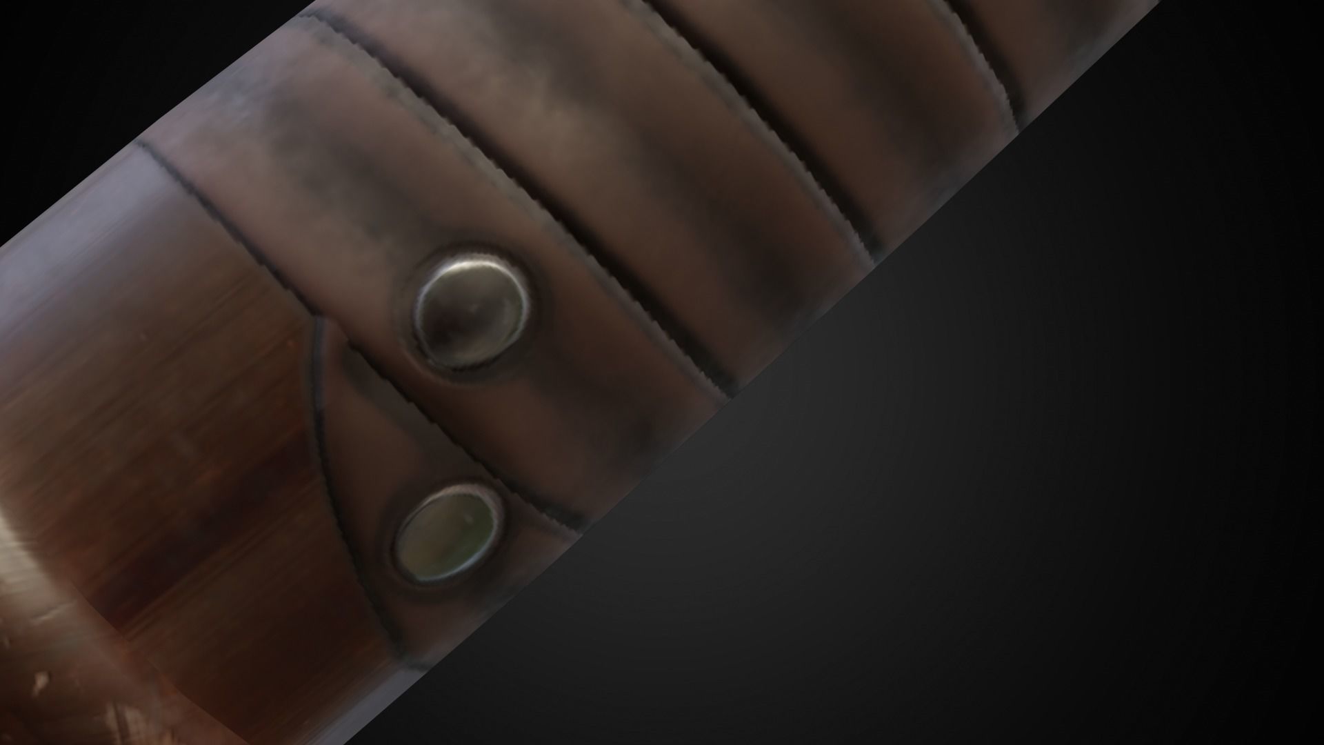 Two hand sword Low-poly 3D model_29