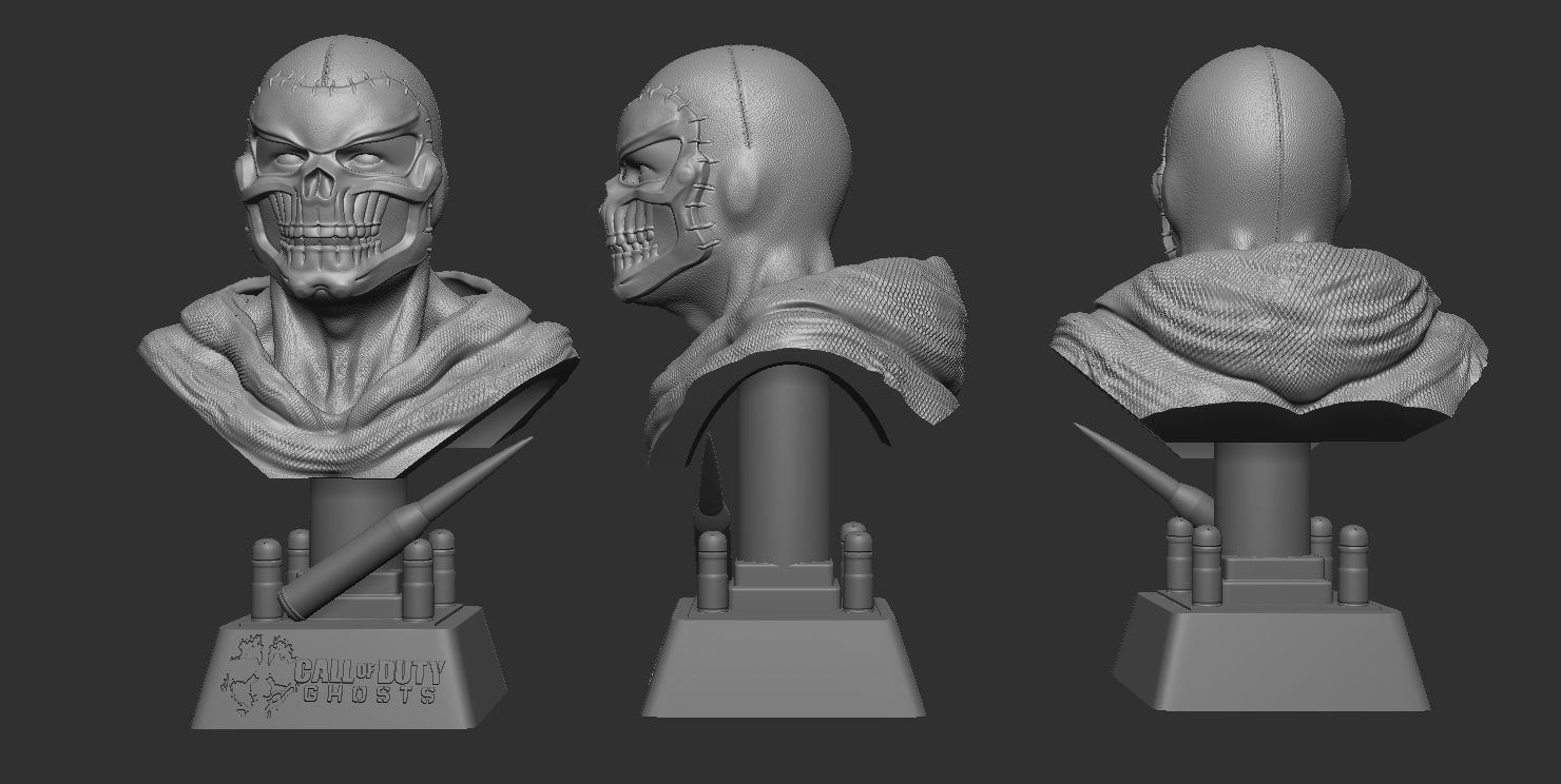 Ghosts - Call of Duty 3D print model_1