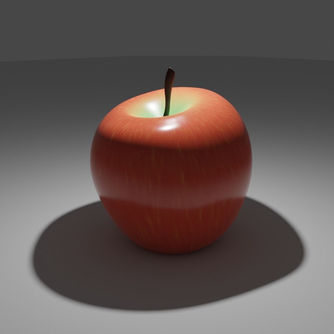 Apple 3D model_2