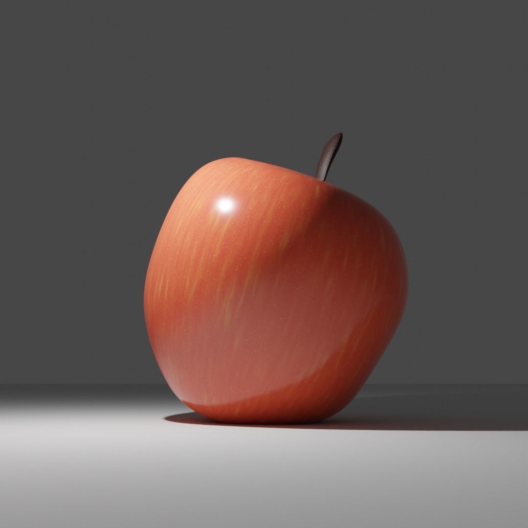 Apple 3D model_3
