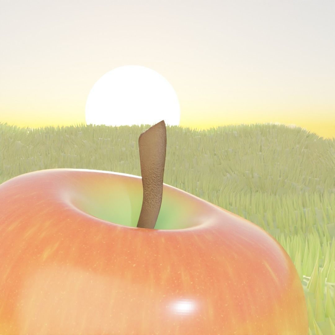Apple 3D model_1