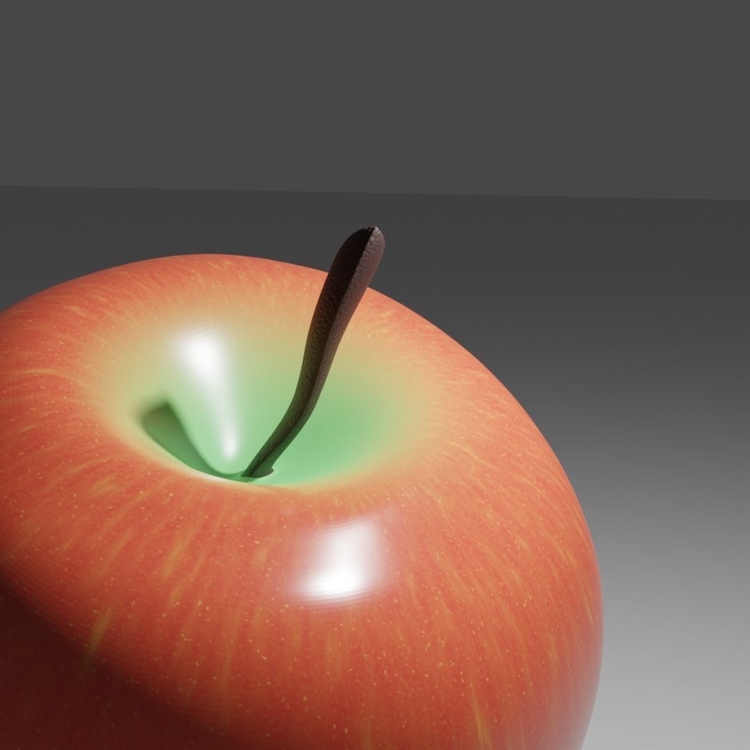Apple 3D model_4