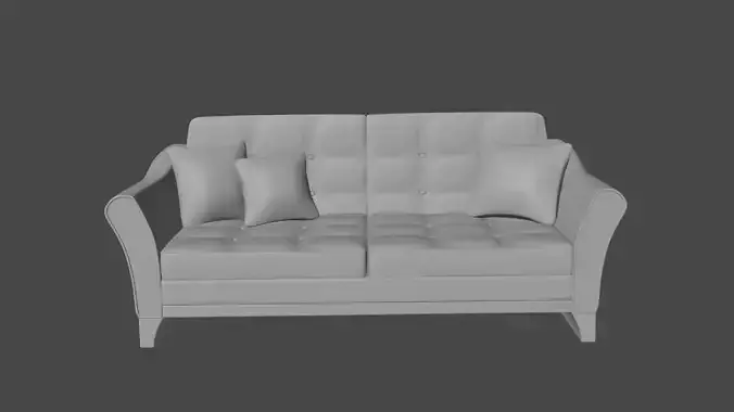 Couch - High-poly sofa