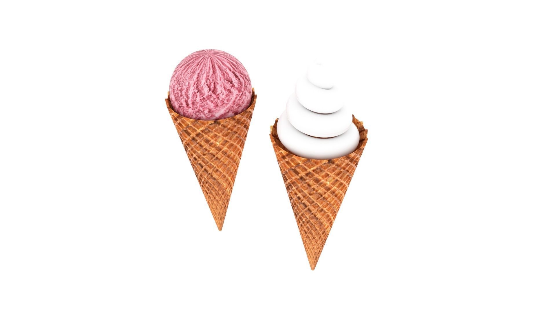Ice Creams 3D model_3
