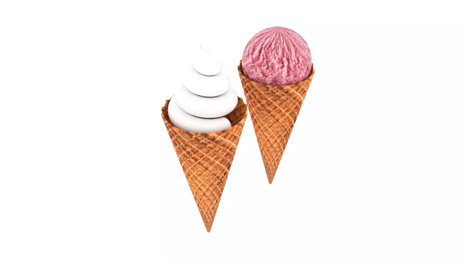 Ice Creams 3D model_0