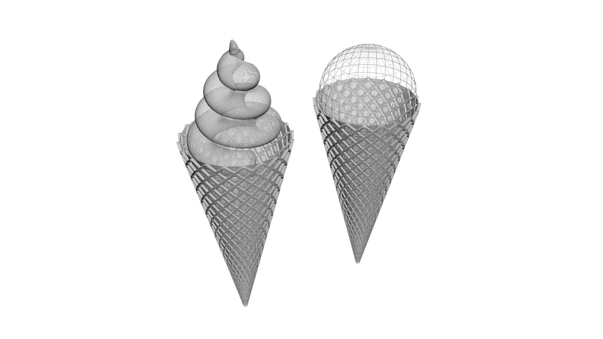 Ice Creams 3D model_9