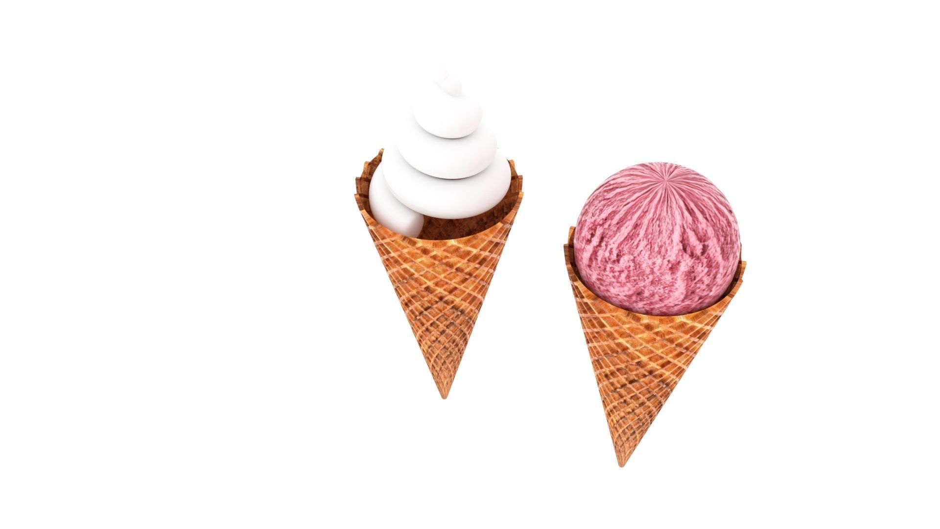 Ice Creams 3D model_1
