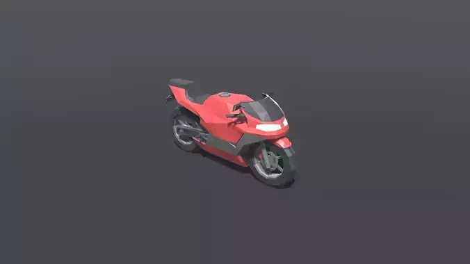 Sport Bike Lowpoly