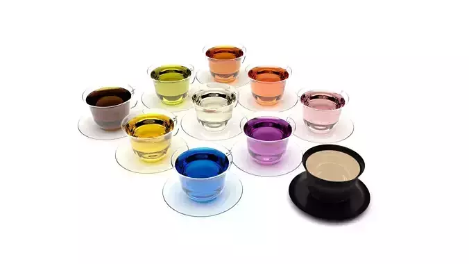 Different Flavors of Tea Set