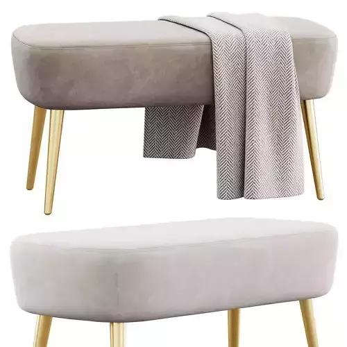 Velvet Bench by Adeco