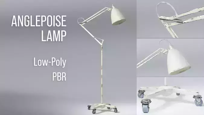 Anglepoise Floor Standing Lamp Low-poly 3D model