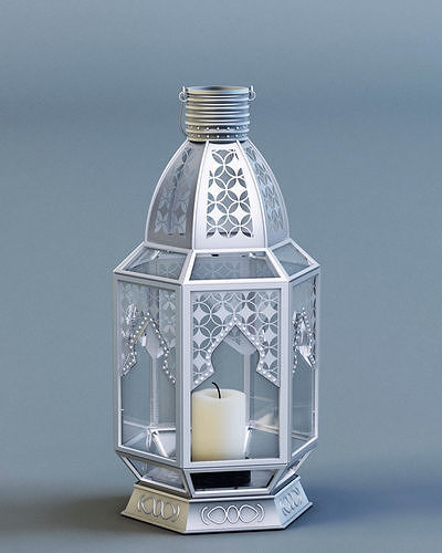 Lantern Moroccan Style Large 3D model