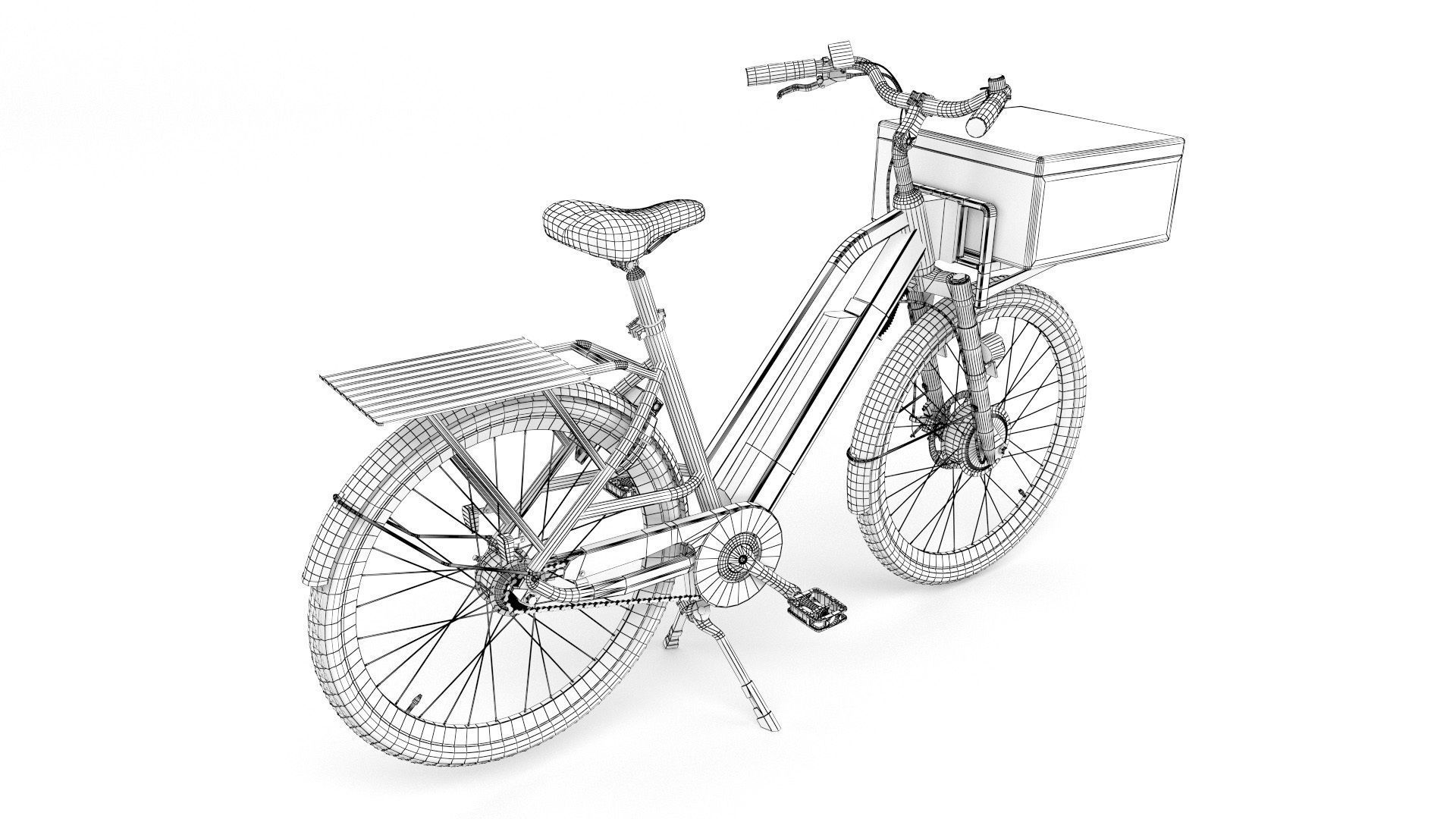 Just eat e-bike 3D model_12