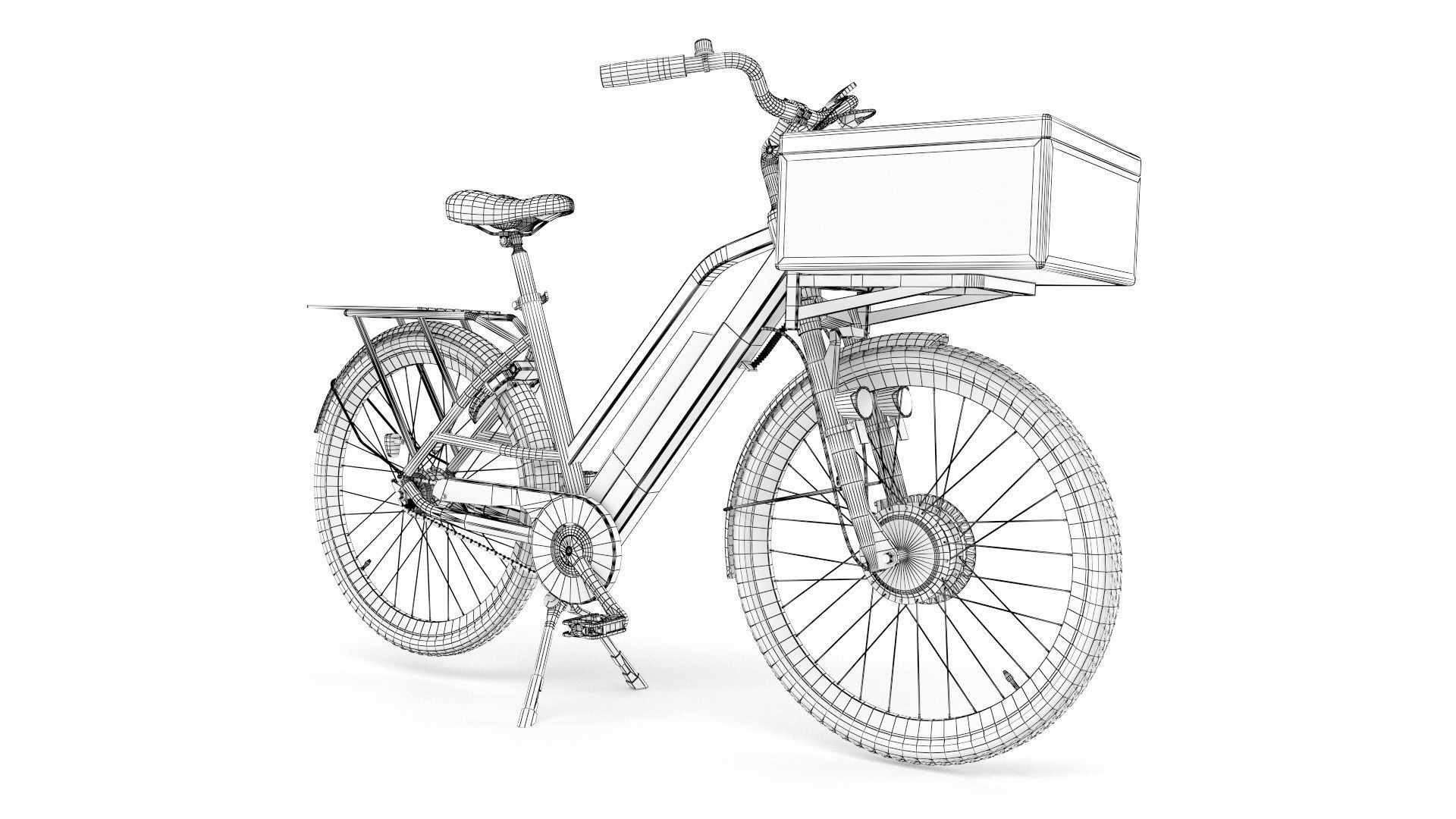 Just eat e-bike 3D model_8