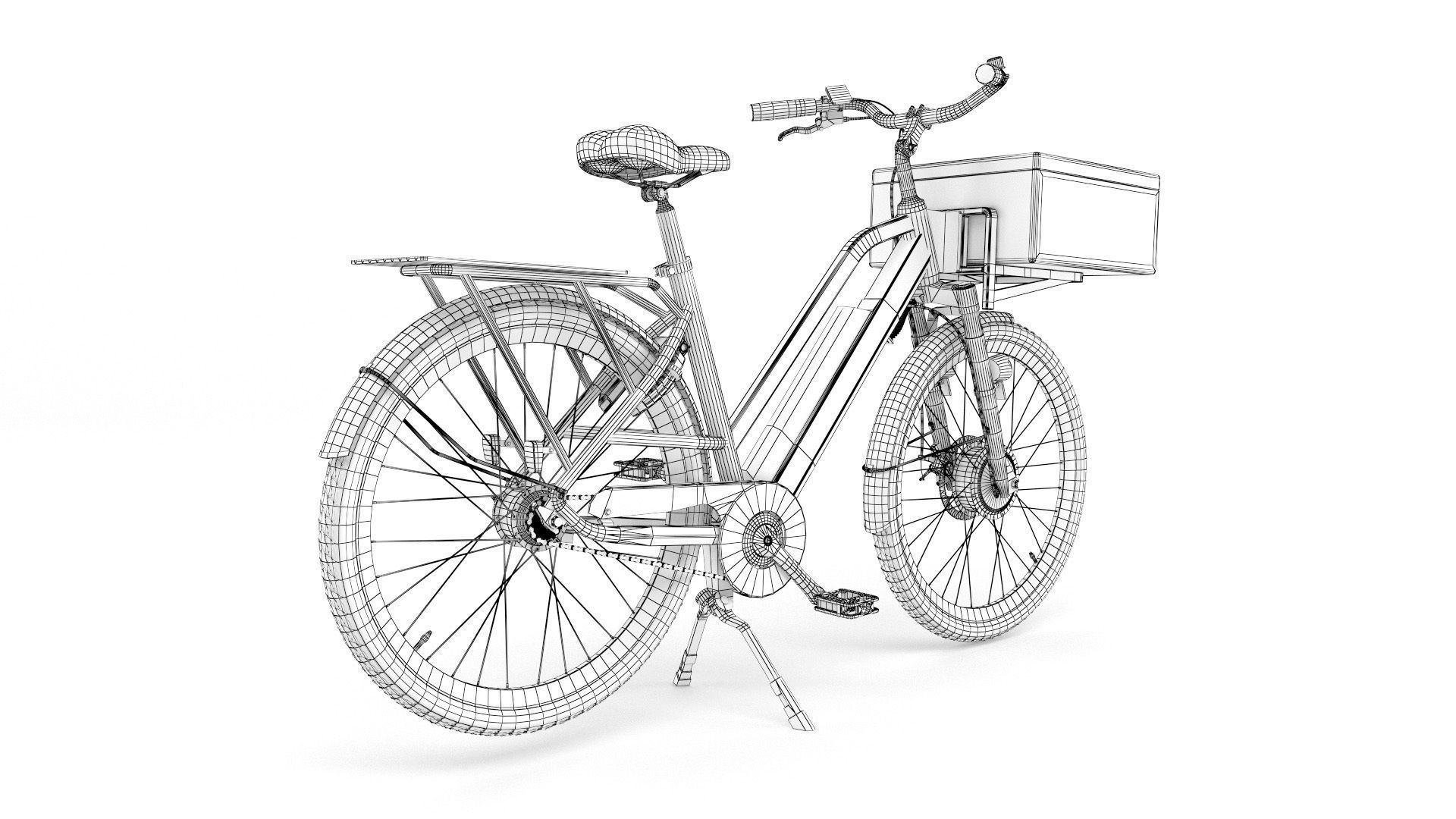 Just eat e-bike 3D model_11