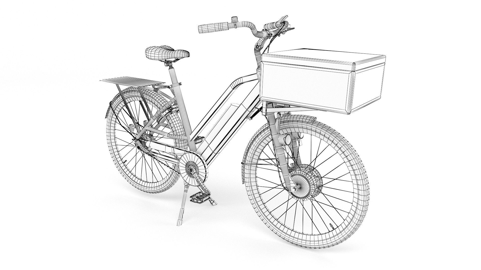 Just eat e-bike 3D model_7