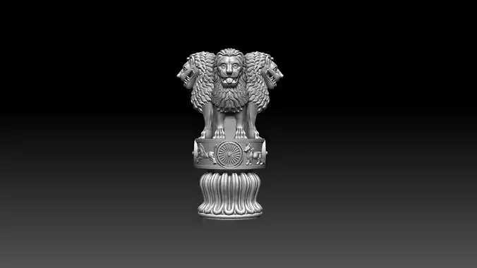 Ashoka Emblem 3D print model