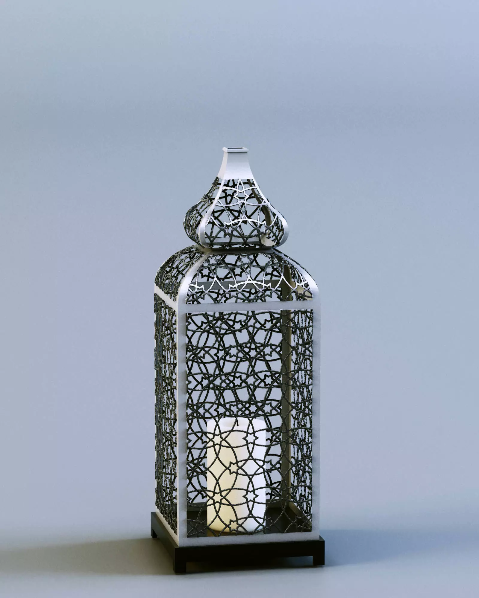 Lantern Patterned Mesh 3D model_0